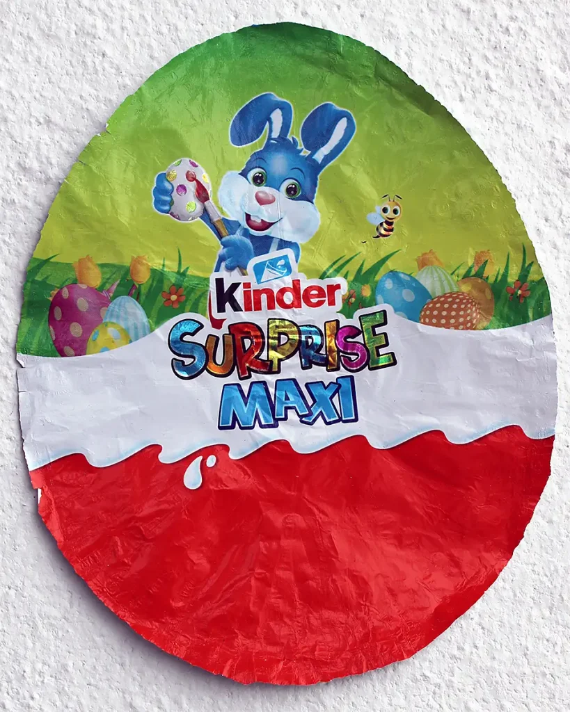 Alkuperäinen Kinder Maxi -foliokääre
